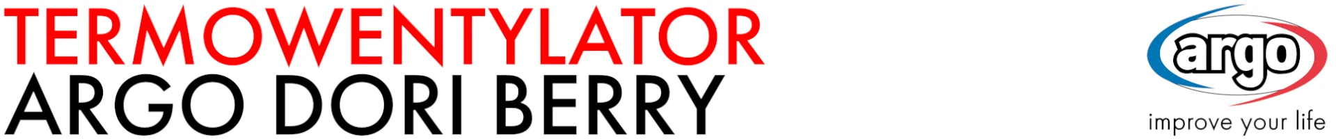 Grzejnik elektryczny Argo DORI BERRY - Baner